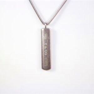 Tiffany & Co. 2001 925 Silver Pendant Necklace